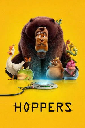 Hoppers 2026 Hindi - English Dual Audio HD Poster Download - filmyfly